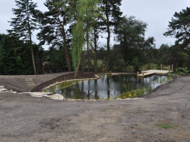 Pond Construction Completed Pond Construction Devon