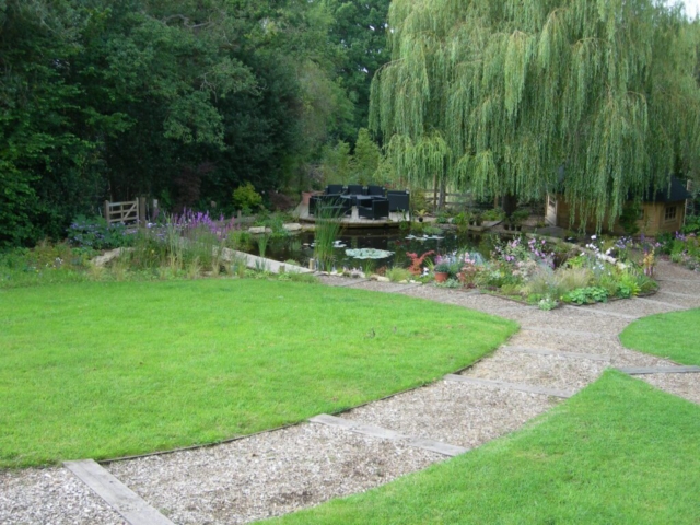 Wildlife Pond Completed Wildlife Pond Landscaping