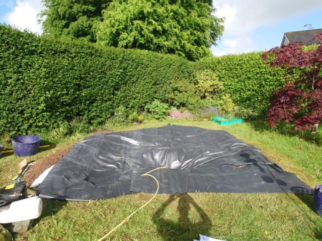 Lining Wildlife Pond Lining Wildlife Pond in Devon